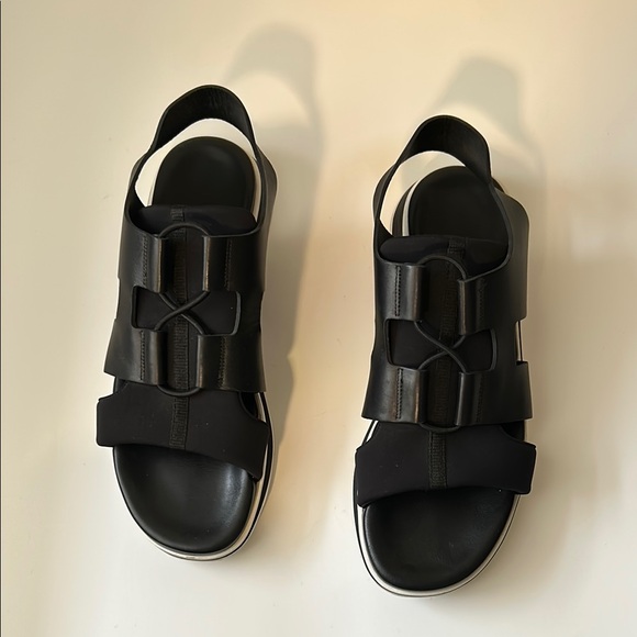 Black Strappy Sandals